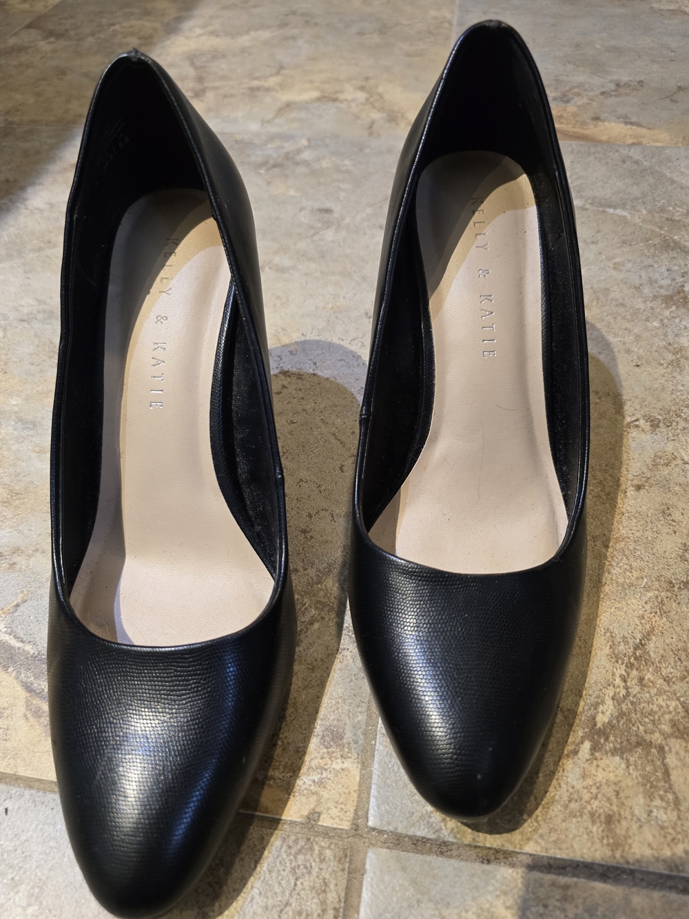 Kelly & Katie Black Women's Pointed-Toe Pumps